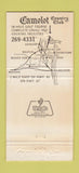 Matchbook Cover - Camelot Country Club Lomira WI 30 Strike