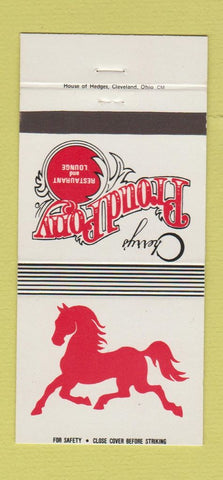 Matchbook Cover - Cherry's Proud Pony Restaurant Bedford Heights OH 30 Strike