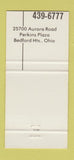 Matchbook Cover - Cherry's Proud Pony Restaurant Bedford Heights OH 30 Strike