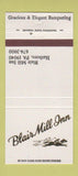 Matchbook Cover - Blair Mill Inn Hatboro PA 30 Strike