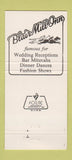 Matchbook Cover - Blair Mill Inn Hatboro PA 30 Strike