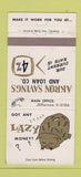 Matchbook Cover - Akron Savings and Loan OH Piggy Bank 30 Strike