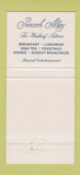 Matchbook Cover - Peacock Alley Waldorf Astoria 30 Strike