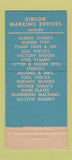 Matchbook Cover - AC Gibson Stamps Buffalo NY WEAR 30 Strike