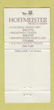 Matchbook Cover - Hoffmeister Mortuaries  30 Strike