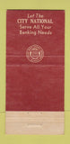 Matchbook Cover - City National Bank Austin TX 30 Strike