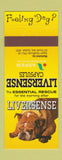 Matchbook Cover - Liversense Capsules Durban South Africa 30 Strike