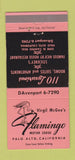 Matchbook Cover - Flamingo Motor Lodge Palo Alto CA 30 Strike
