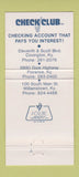 Matchbook Cover - Kentucky Federal Savings Covington Florence KY 30 Strike