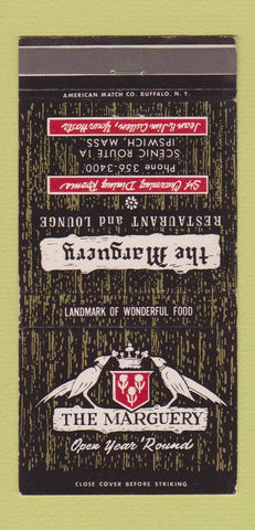 Matchbook Cover - The Marguery Ipswich MA 30 Strike