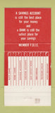 Matchbook Cover - Falcon Heights State Bank St Paul MN 30 Strike