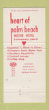Matchbook Cover - Bird in Hand Pub Heart of Palm Beach Motel FL 30 Strike