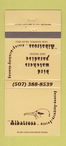 Matchbook Cover - Albatross Restaurant Warren  30 Strike