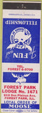 Matchbook Cover - Matchbook Cover Moose Lodge Forest Park IL
