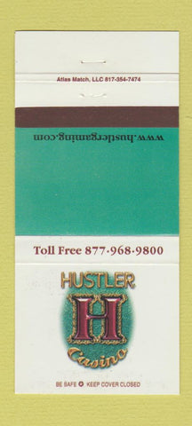 Matchbook Cover - Hustler Casino Gardena CA 30 Strike