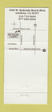 Matchbook Cover - Hustler Casino Gardena CA 30 Strike