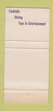 Matchbook Cover - Tender Trap Highland Park MI 30 Strike