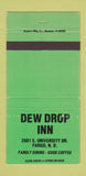 Matchbook Cover - Dew Drop Inn Fargo ND WEAR 30 Strike