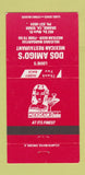 Matchbook Cover - Louie's Dos Amigo's Mexican Orange CA 30 Strike