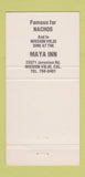 Matchbook Cover - Louie's Dos Amigo's Mexican Orange CA 30 Strike