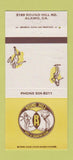 Matchbook Cover - Round Hill Golf Country Club Alamo CA 30 Strike