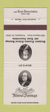 Matchbook Cover - Ben Franklin Savings Philadelphia PA 30 Strike