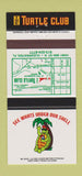 Matchbook Cover - Turtle Club Clearwater FL 30 Strike