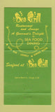 Matchbook Cover - Sea Grill Restaurant Fort Lauderdale FL 30 Strike