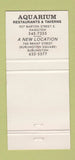 Matchbook Cover - Aquarium Restaurant Hamilton Burlington ON 30 Strike