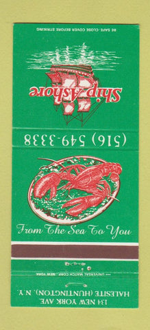 Matchbook Cover - Ship Ashore Huntington NY 30 Strike