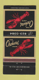 Matchbook Cover - Orchard Inn Towson MD 30 Strike