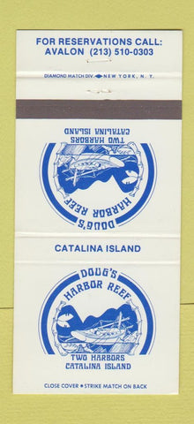 Matchbook Cover - Doug's Harbor Reef Catalina Island CA 30 Strike