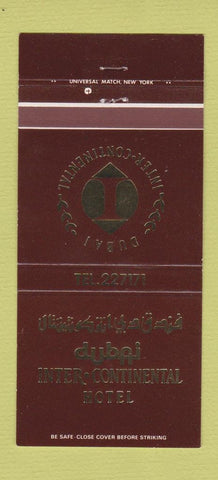 Matchbook Cover - Inter Continental Hotel Dubai 30 Strike