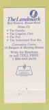 Matchbook Cover - Landmark Best Western Hotel Myrtle Beach SC 30 Strike