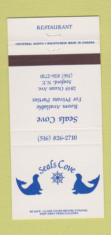 Matchbook Cover - Seals Cove Seaford NY 30 Strike