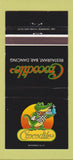 Matchbook Cover - Crocodile Restaurant Montreal QC 30 Strike