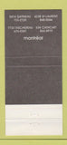 Matchbook Cover - Crocodile Restaurant Montreal QC 30 Strike