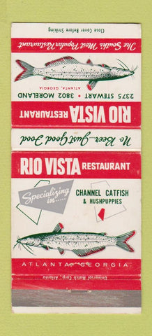 Matchbook Cover - Rio Vista Restaurant Atlanta GA 30 Strike