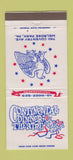 Matchbook Cover - Continental Dinner Theatre Melrose Park PA 30 Strike