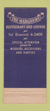 Matchbook Cover - The Marguery Ipswich MA 30 Strike