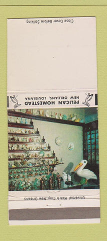 Matchbook Cover - Pelican Homestead New Orleans LA 30 Strike