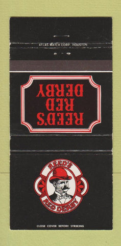 Matchbook Cover - Reed's Red Derby WEAR 30 Strike