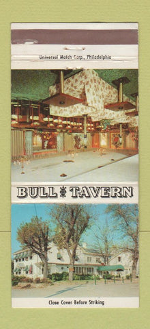 Matchbook Cover - Bull Tavern Valley Forge PA 30 Strike