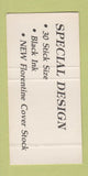 Matchbook Cover - The Bull Ring Tucson AZ 30 Strike