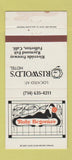Matchbook Cover - Ruby Begonia's Griswold's Hotel Fullerton CA WEAR 30 Strike