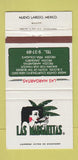Matchbook Cover - Las Margaritas Nuevo Laredo Mexico girlie 30 Strike