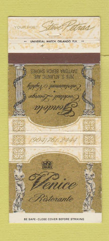 Matchbook Cover - Venice Ristorante Daytona Beach FL 30 Strike