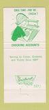 Matchbook Cover - Exchange State Bank La Crosse WI 30 Strike