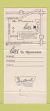Matchbook Cover - Faces  The Continent Columbus OH 30 Strike