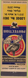 Matchbook Cover - Matchbook Cover Moose Lodge Clyde OH WEAR